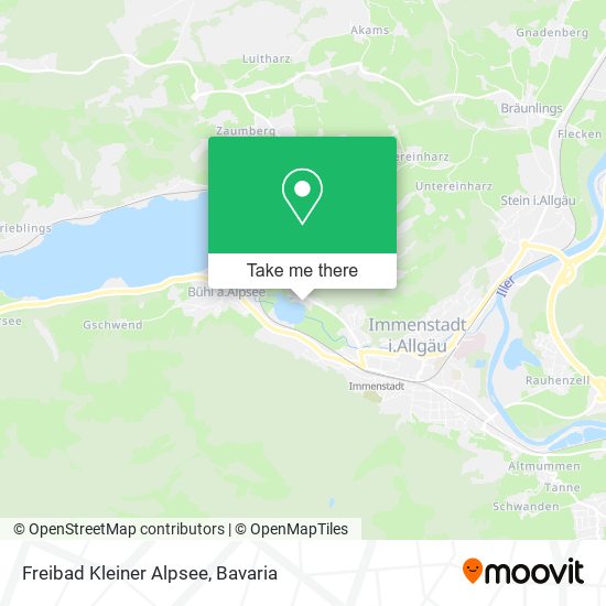 Freibad Kleiner Alpsee map