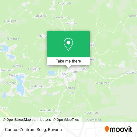 Карта Caritas-Zentrum Seeg