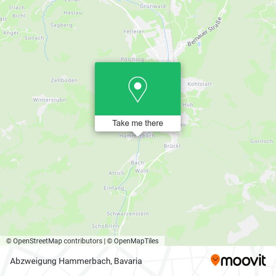 Abzweigung Hammerbach map