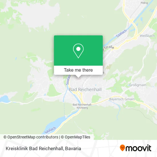 Карта Kreisklinik Bad Reichenhall