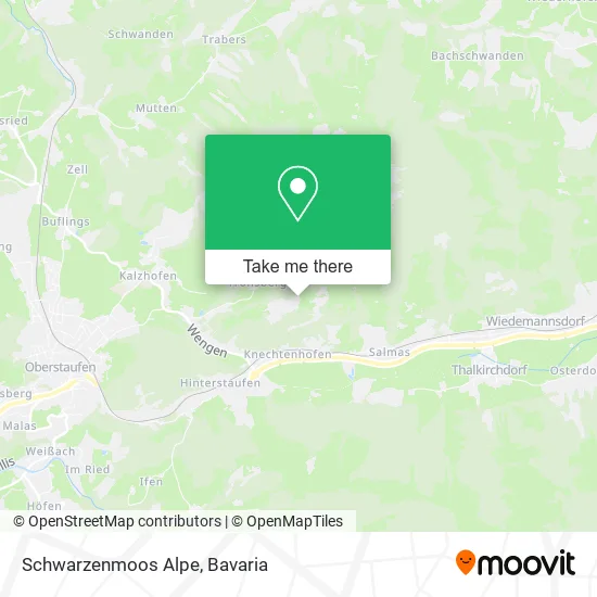 Карта Schwarzenmoos Alpe