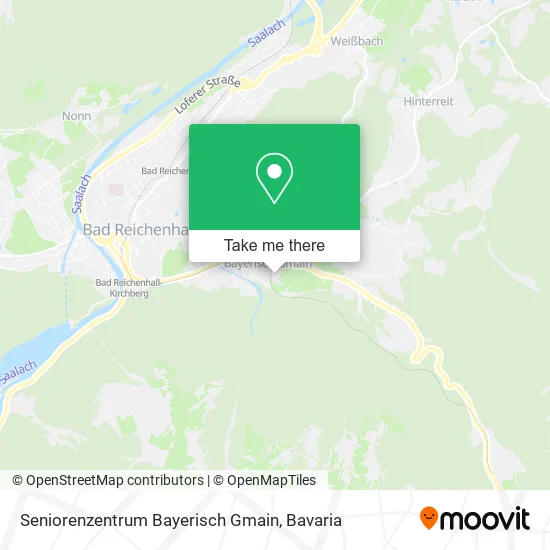 Карта Seniorenzentrum Bayerisch Gmain