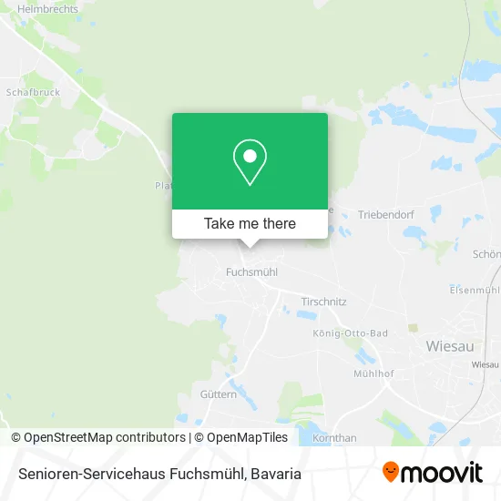 Карта Senioren-Servicehaus Fuchsmühl