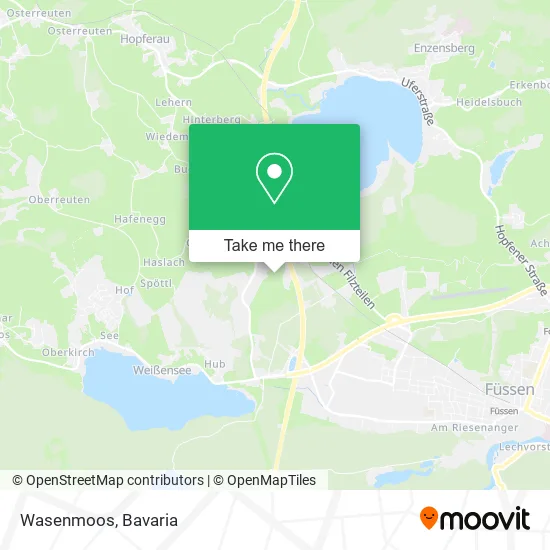 Карта Wasenmoos