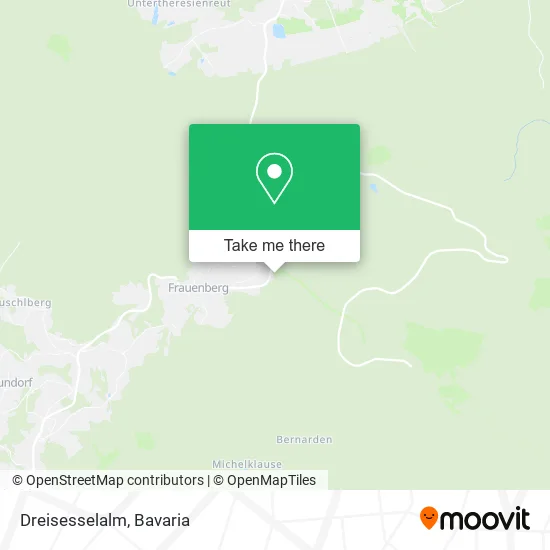 Карта Dreisesselalm