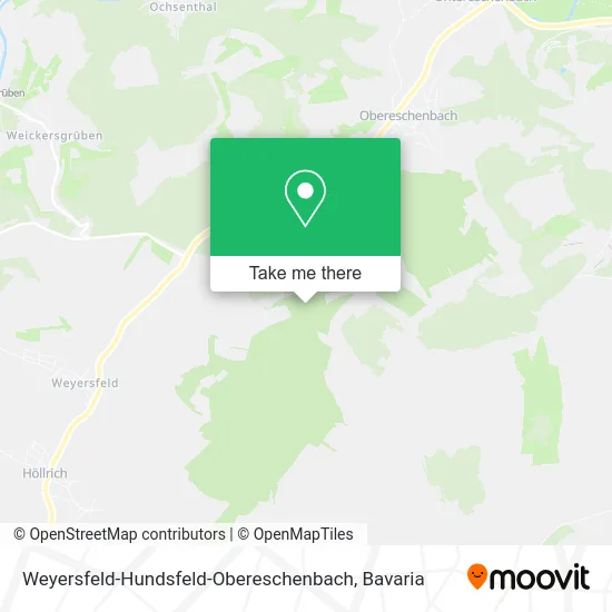 Карта Weyersfeld-Hundsfeld-Obereschenbach