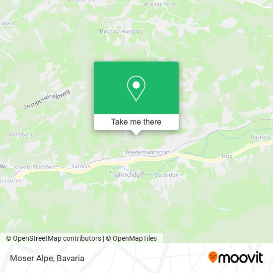 Moser Alpe map