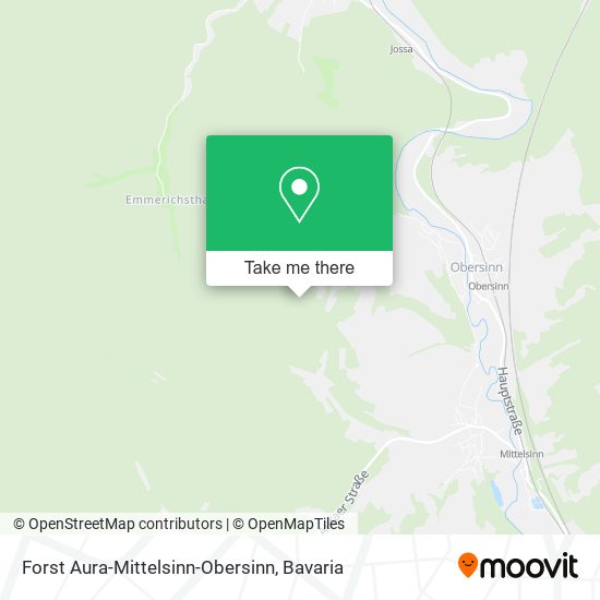 Forst Aura-Mittelsinn-Obersinn map