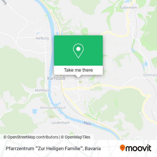 Pfarrzentrum ""Zur Heiligen Familie"" map