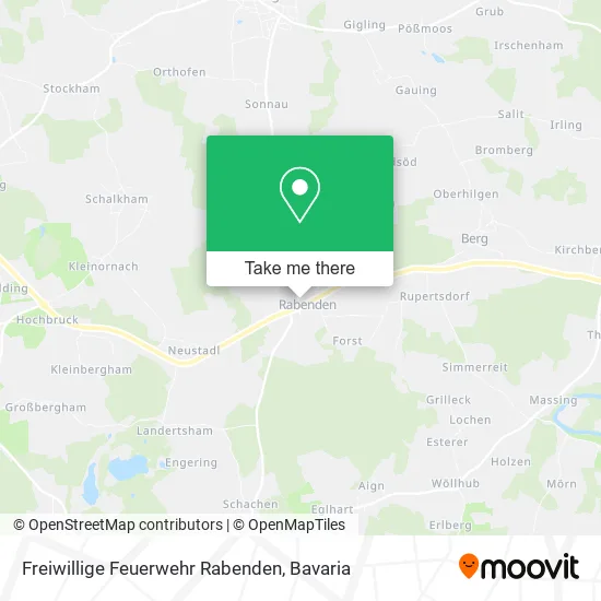 Карта Freiwillige Feuerwehr Rabenden