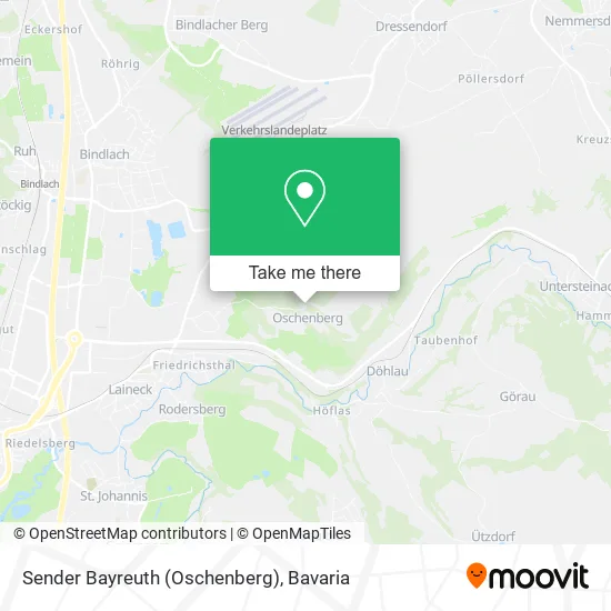 Карта Sender Bayreuth (Oschenberg)