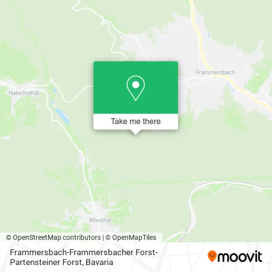 Карта Frammersbach-Frammersbacher Forst-Partensteiner Forst