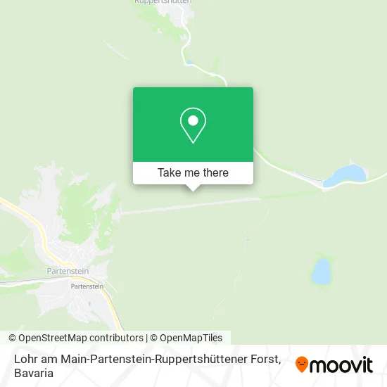 Карта Lohr am Main-Partenstein-Ruppertshüttener Forst