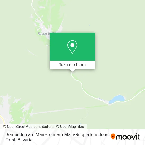Карта Gemünden am Main-Lohr am Main-Ruppertshüttener Forst