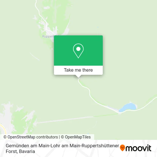 Карта Gemünden am Main-Lohr am Main-Ruppertshüttener Forst