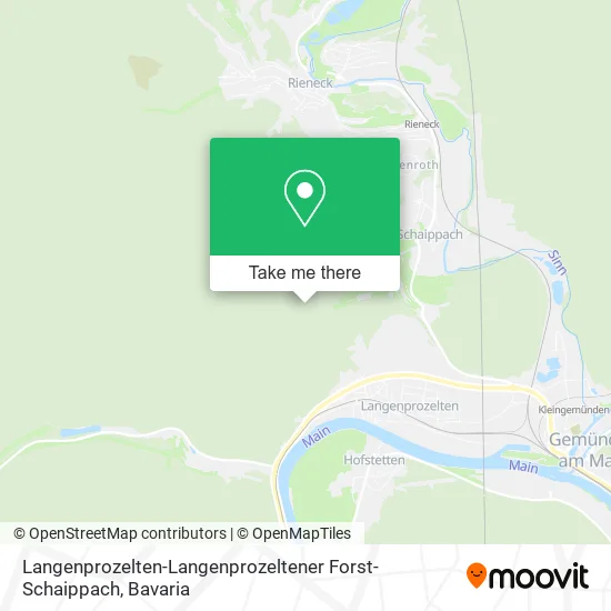 Карта Langenprozelten-Langenprozeltener Forst-Schaippach