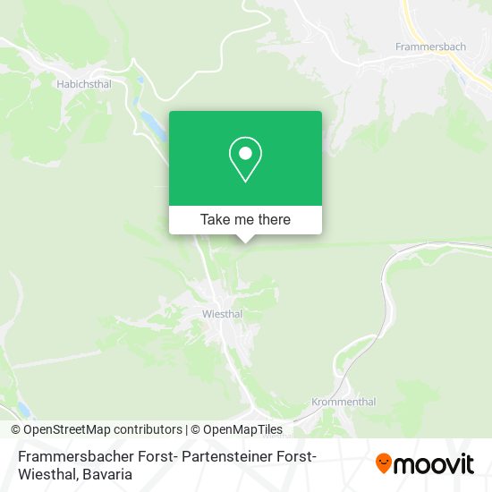 Карта Frammersbacher Forst- Partensteiner Forst-Wiesthal
