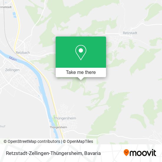 Карта Retzstadt-Zellingen-Thüngersheim