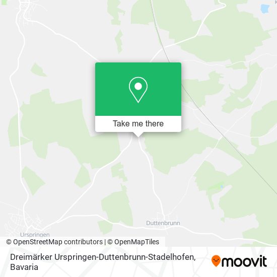 Dreimärker Urspringen-Duttenbrunn-Stadelhofen map