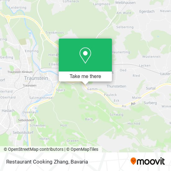 Restaurant Cooking Zhang map