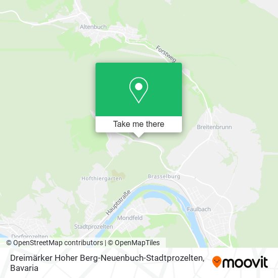 Dreimärker Hoher Berg-Neuenbuch-Stadtprozelten map