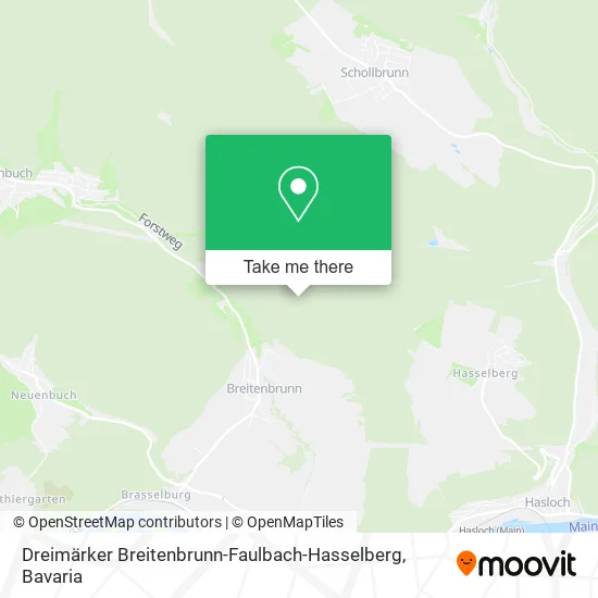 Карта Dreimärker Breitenbrunn-Faulbach-Hasselberg