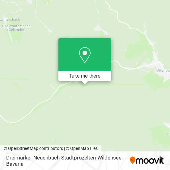 Карта Dreimärker Neuenbuch-Stadtprozelten-Wildensee