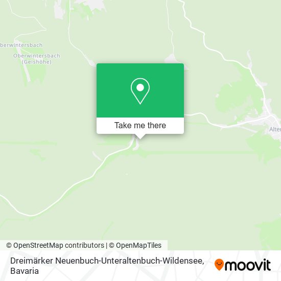 Dreimärker Neuenbuch-Unteraltenbuch-Wildensee map