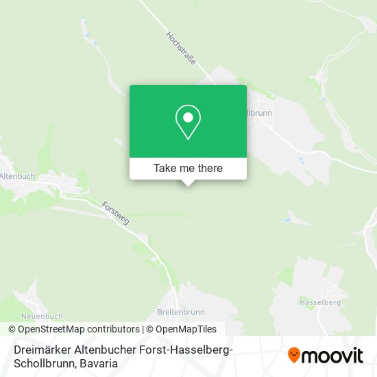 Dreimärker Altenbucher Forst-Hasselberg-Schollbrunn map