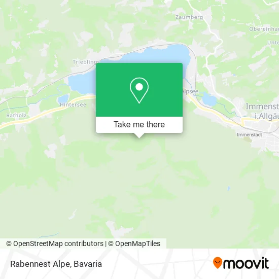 Карта Rabennest Alpe