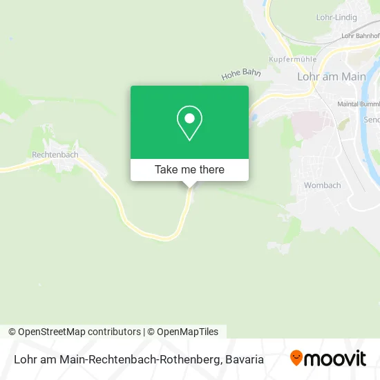 Карта Lohr am Main-Rechtenbach-Rothenberg