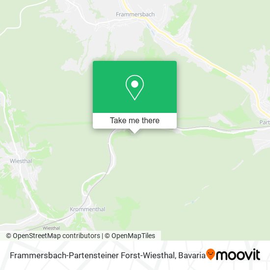 Frammersbach-Partensteiner Forst-Wiesthal map