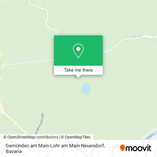 Карта Gemünden am Main-Lohr am Main-Neuendorf