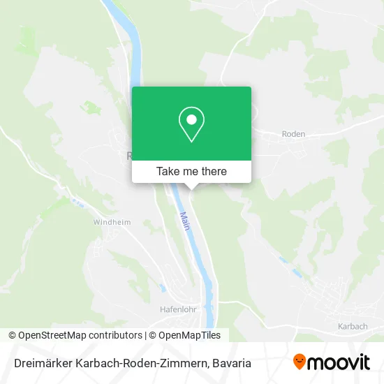Карта Dreimärker Karbach-Roden-Zimmern