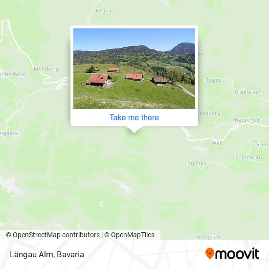 Карта Längau Alm
