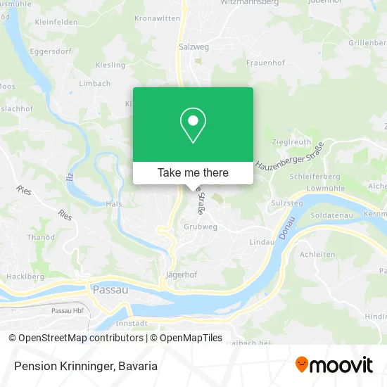 Карта Pension Krinninger