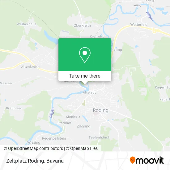 Карта Zeltplatz Roding
