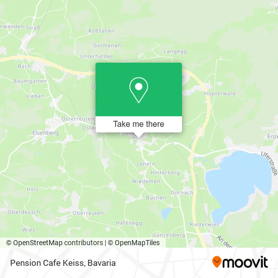 Карта Pension Cafe Keiss