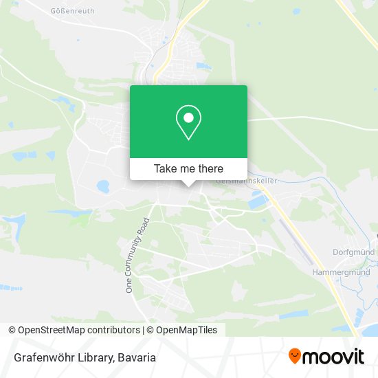 Grafenwöhr Library map