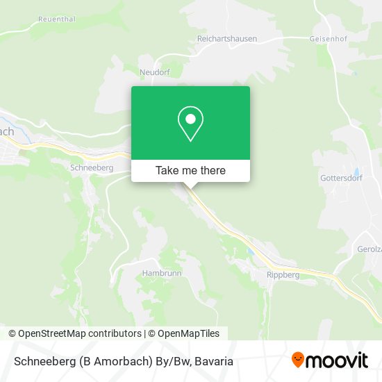 Schneeberg (B Amorbach) By/Bw map