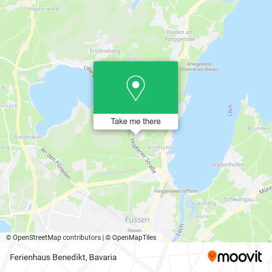 Карта Ferienhaus Benedikt