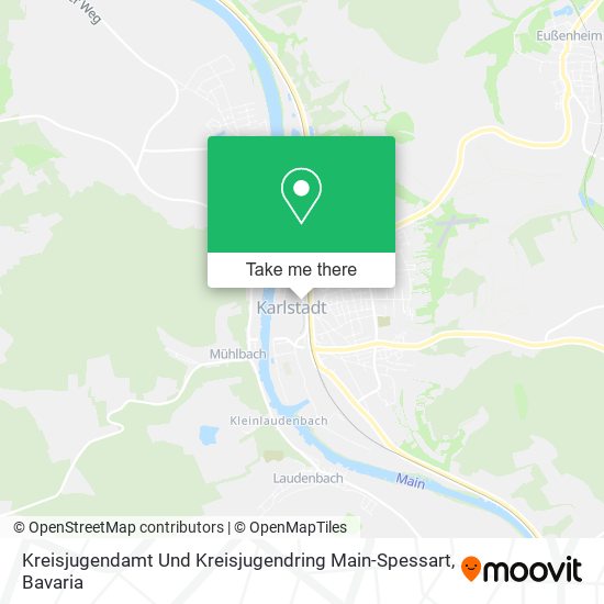 Kreisjugendamt Und Kreisjugendring Main-Spessart map
