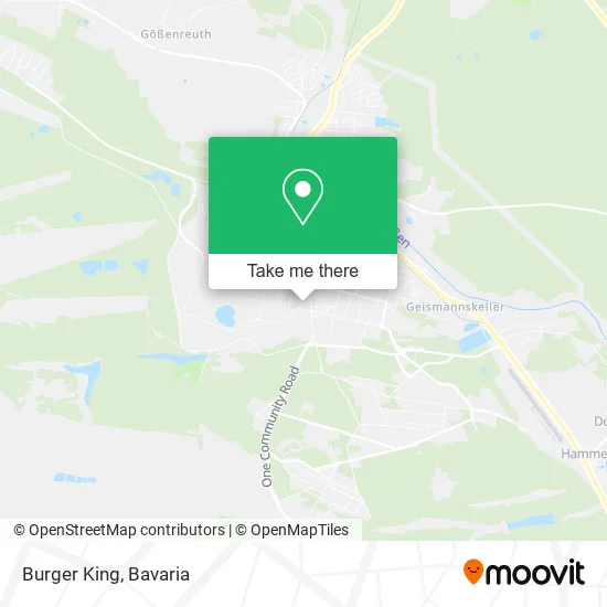 Карта Burger King