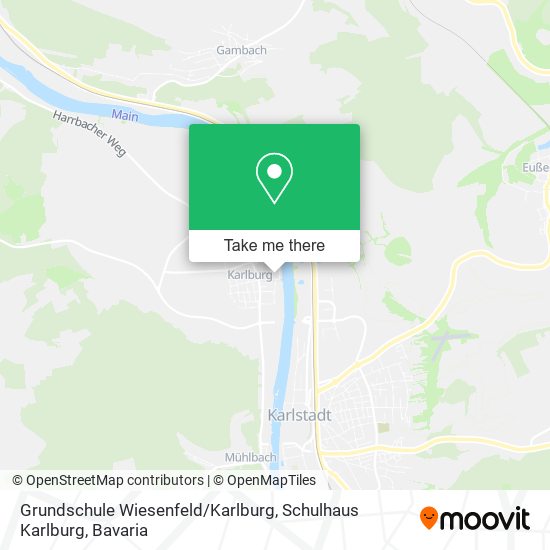 Grundschule Wiesenfeld / Karlburg, Schulhaus Karlburg map