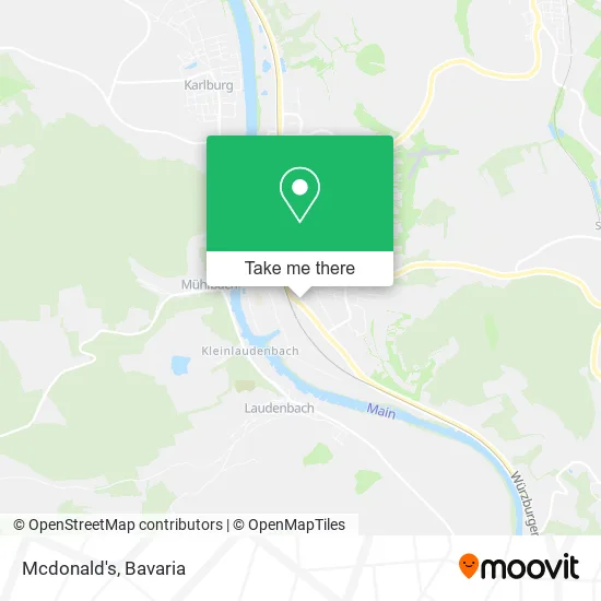 Карта Mcdonald's