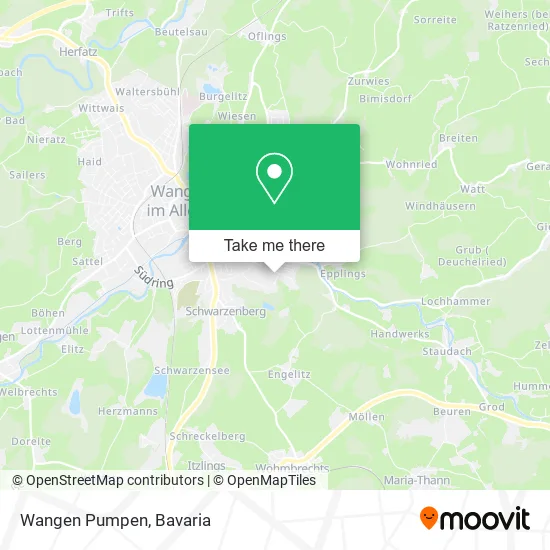 Карта Wangen Pumpen