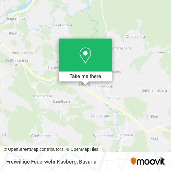 Freiwillige Feuerwehr Kasberg map