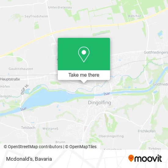 Карта Mcdonald's