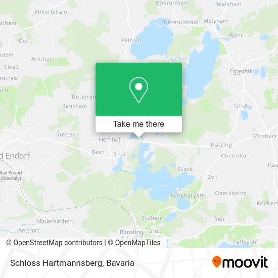 Карта Schloss Hartmannsberg