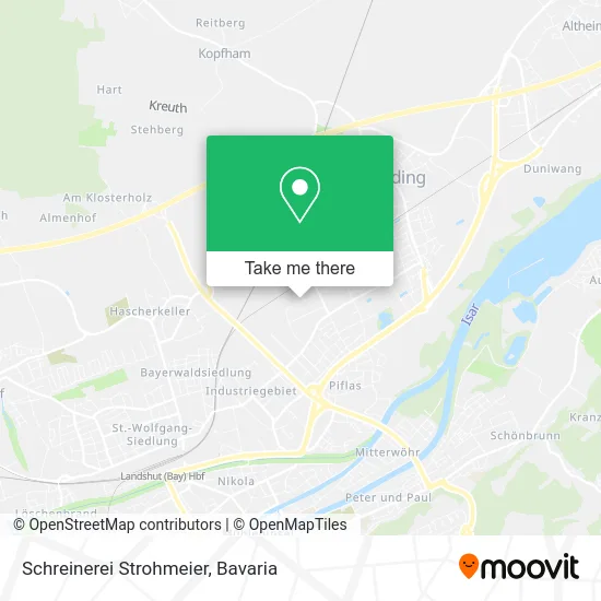 Schreinerei Strohmeier map